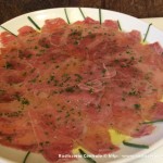 Carpaccio di tonno o spada