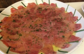 Carpaccio di tonno o spada