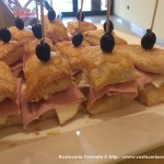 Millefoglie con mortadella e ricotta affumicata