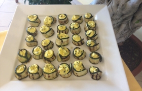 Rotolino di zucchine con ricotta e zafferano