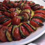 Zucchine e pomodoro al forno con aceto balsamico