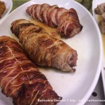 Filetto di maiale in crosta di pancetta allo spiedo