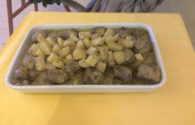 Carciofi al forno con patate