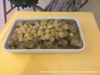 Carciofi al forno con patate