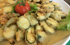 Zucchine pastellate